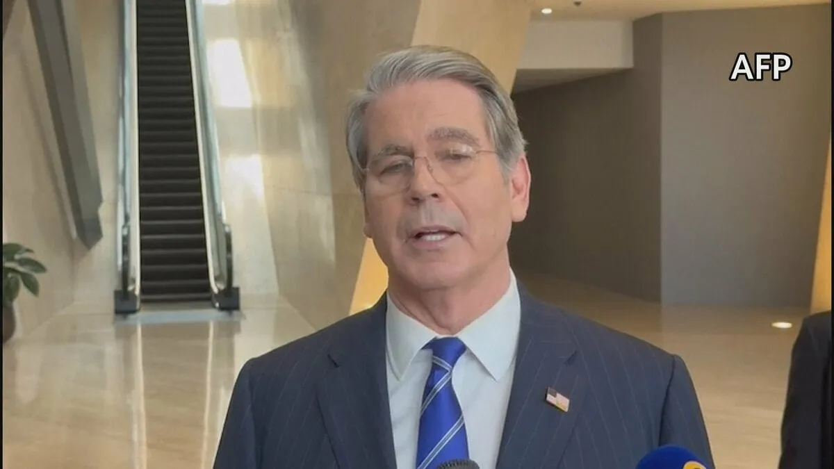 米中閣僚の貿易協議終了、ベッセント氏「首脳同士が話し合うための枠組み作りはとてもうまくいった」