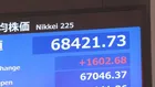 【速報】日経平均株価 一時1600円超上昇　AIや半導体関連で買い戻し