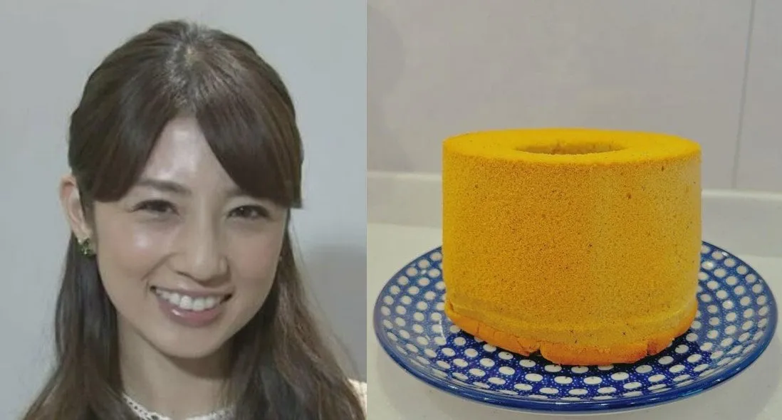 【 小倉優子 】　「ミルクティーのシフォンケーキを焼きました」「息子たちが一瞬で食べ切りました笑」