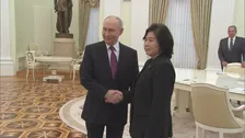 「両国の関係はあらゆる分野で発展している」プーチン大統領が北朝鮮の崔善姫外相と会談