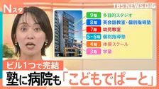 学童に塾に病院も…1つのビルの中で習い事が完結、親は「自分時間」を楽しめる「こどもでぱーと」親子の多忙は民間企業が救う【Nスタ】