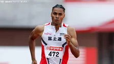 男子400m・中島佑気ジョセフが45秒60で2年ぶり3度目の優勝　貫禄の走りに会場も大興奮【陸上・日本選手権】