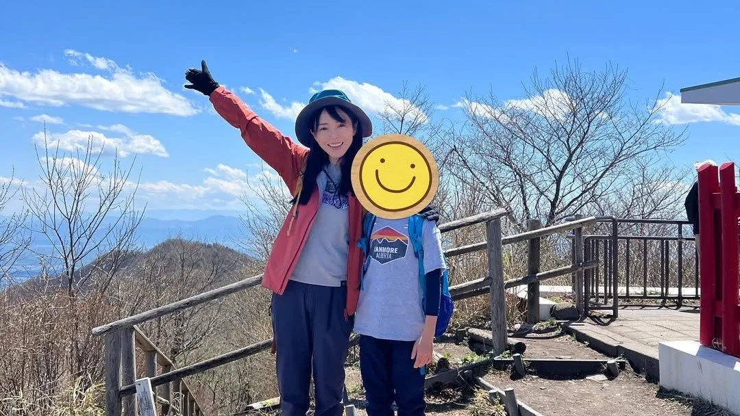 【釈由美子】GW前半は「榛名山にハイキング」　成長する息子を追う登山は “山好き母にとってこれ以上ない幸せ”