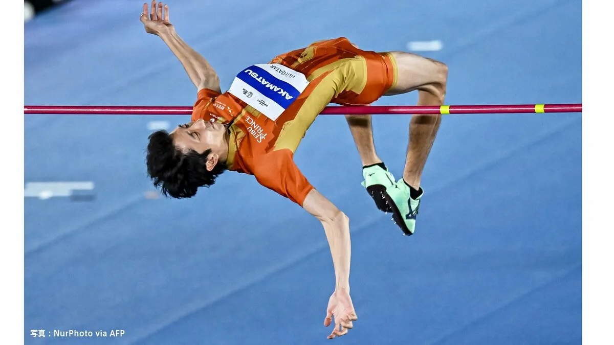 走高跳・赤松諒一、2m23で自己最高の2位　東京世界陸上参加標準に10cm届かず代表内定は持ち越し【DLドーハ】