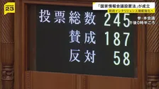 インテリジェンス機能強化に向け 「国家情報会議」設置法案が参議院本会議で可決　議長は総理大臣　事務局として「国家情報局」新設
