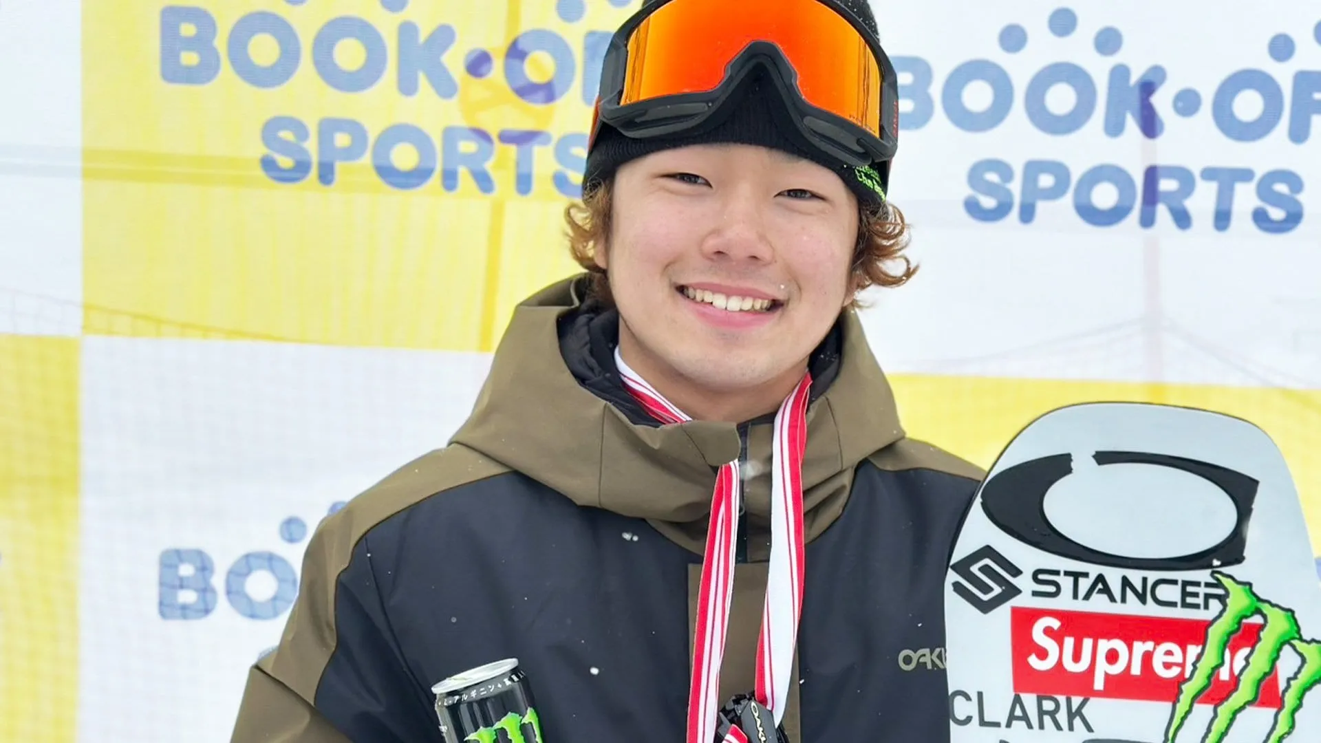 ビッグエア世界王者・長谷川帝勝がスロープスタイルで全日本初優勝「1位になるのは気持ちいい」【スノーボード】