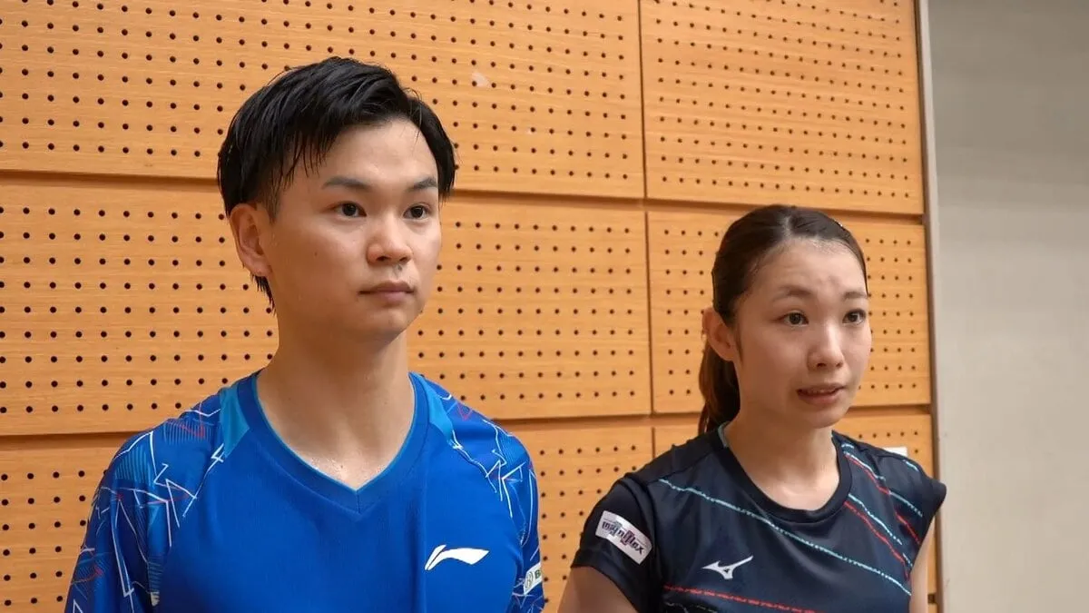 バドミントン界にドリームペア誕生！渡辺勇大・松友美佐紀ペア、圧倒的な強さで準決勝へ【ランキングサーキット】