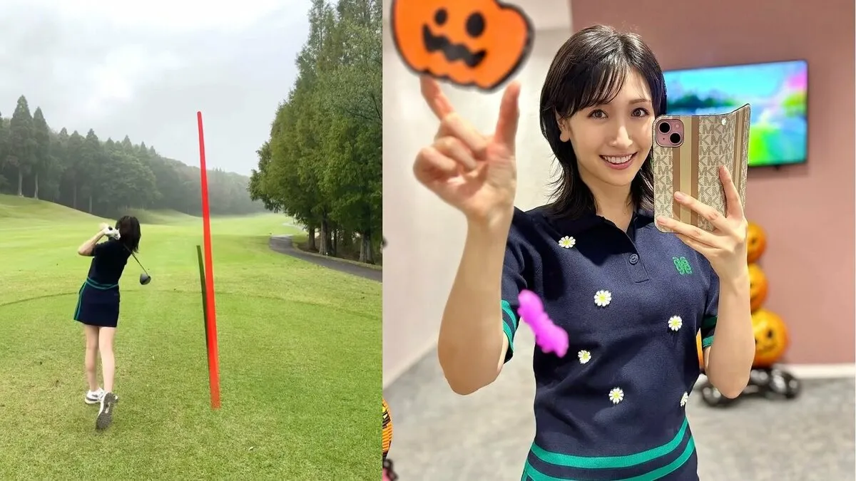 【 横山ルリカ 】 “久々ゴルフ” のドライバーショットにフォロワー感嘆「ナイスショット&ナイススタイル」
