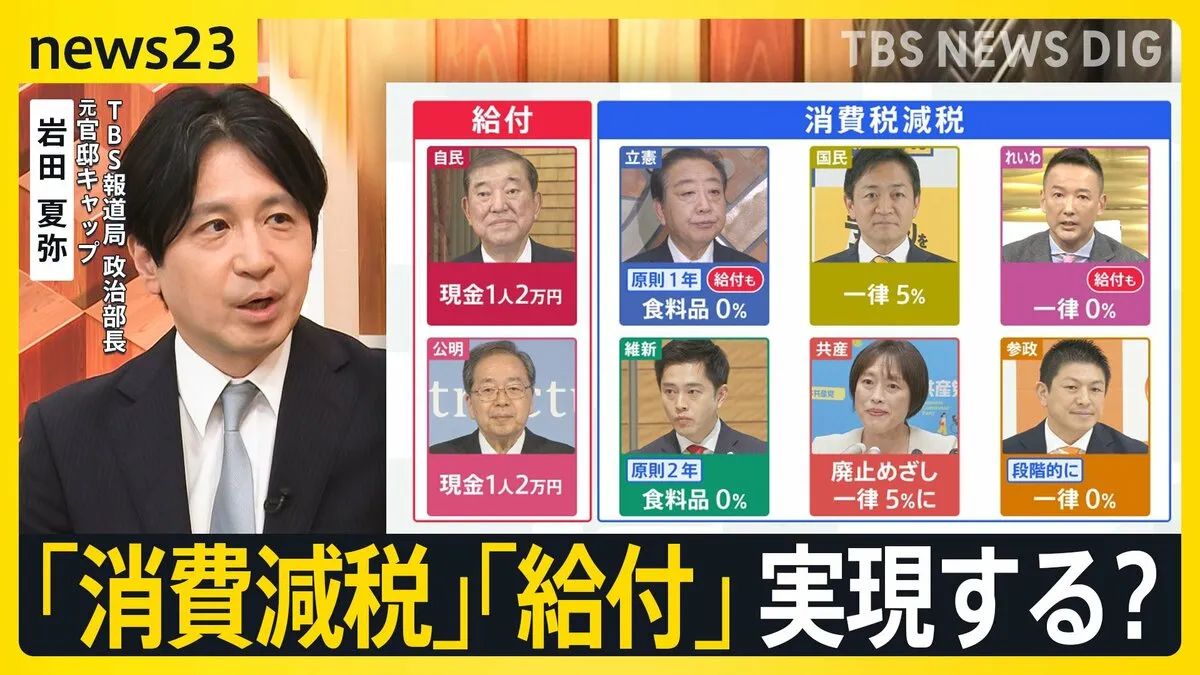 「消費減税」も「給付」も両方実現しない可能性も…　参議院選挙後の政策決定枠組み見えず【news23】
