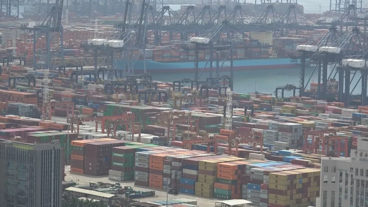 中国　7月の対米輸出21.7％減　世界全体への輸出は7.2％増