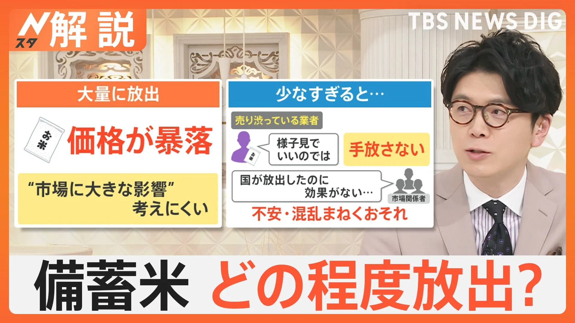 高騰するコメの価格はどれだけ下がる？　「政府備蓄米」放出の概要公表へ【Nスタ解説】