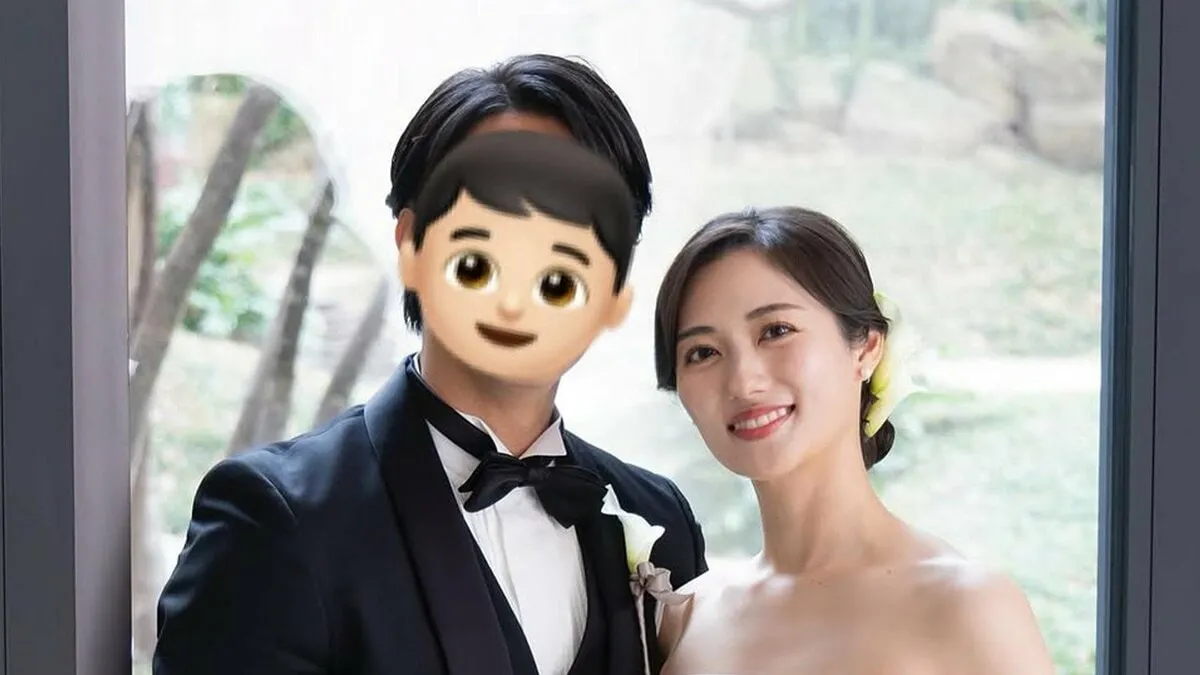 【 奥山かずさ 】　「結婚式を挙げました」　夫とのツーショットも公開　2023年に結婚＆第1子出産