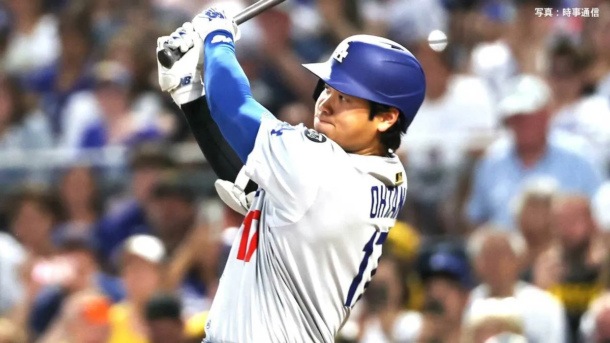 大谷翔平 菅野から初アーチで5試合ぶりの47号！日本人投手5人目となる豪快弾、リーグトップに2本差 残り19試合で逆転へ