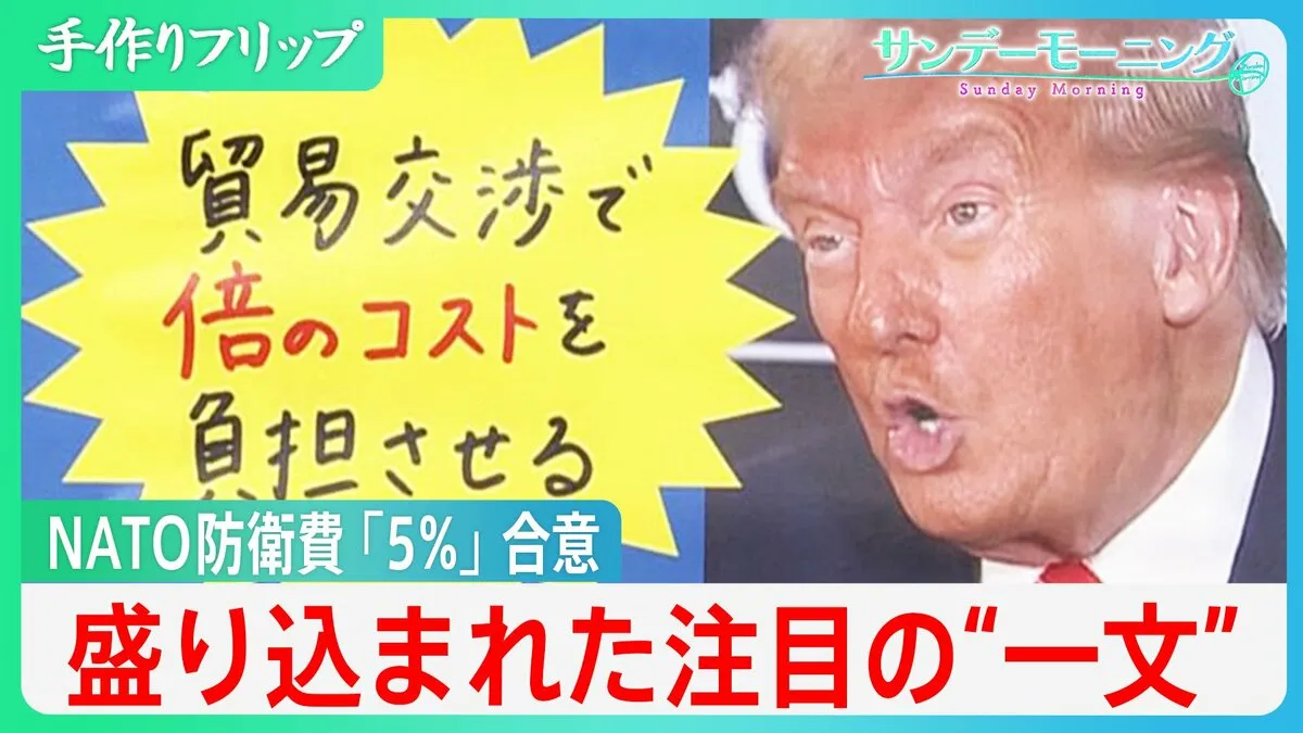 “トランプ劇場”で実現したNATO防衛費「5%」目標　見え隠れする各国の思惑「今は同盟の結束を優先」【サンデーモーニング】