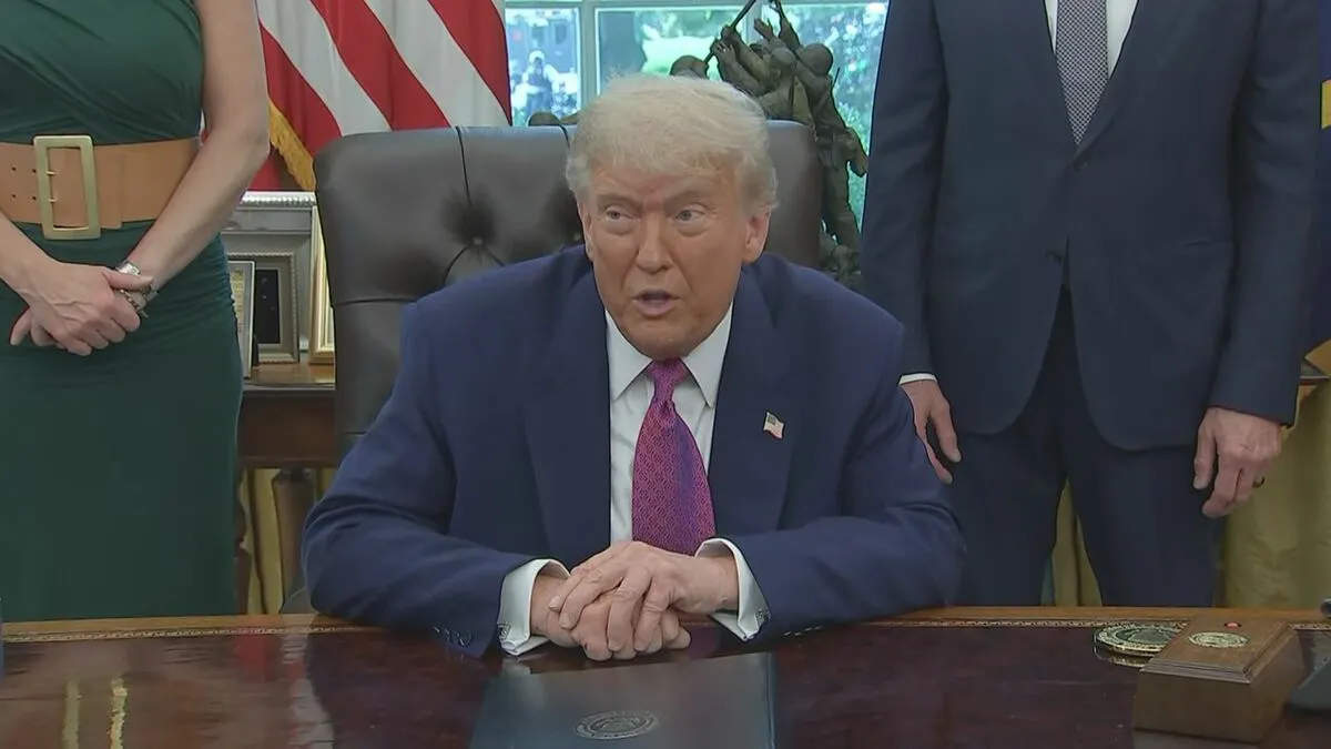トランプ大統領「日本語を話していたかも」　第二次世界大戦の勝利の意義の強調で　14日の軍事パレードへの抗議には強制排除を示唆