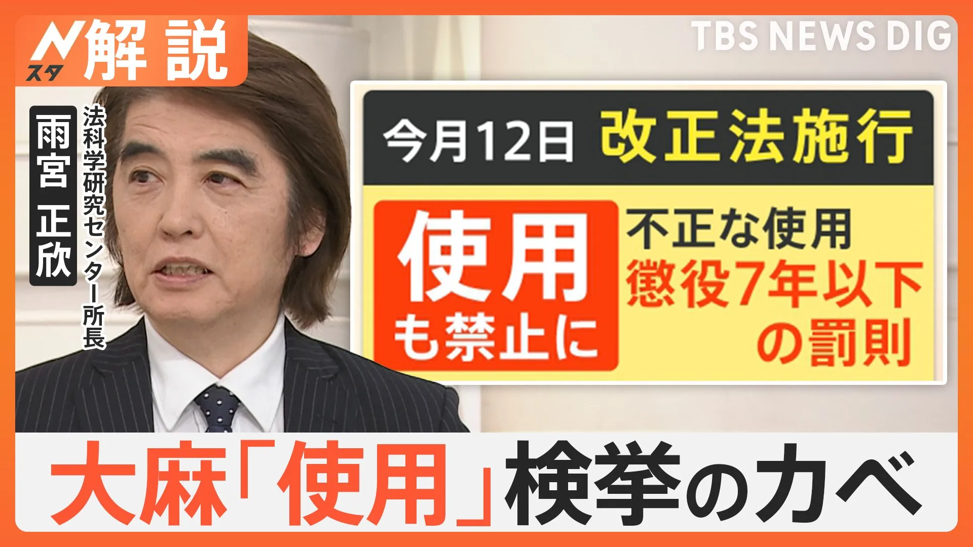 大麻「使用」も懲役刑の対象に　違法薬物含む悪質商品も販売「日本最大級のCBDショップ」摘発【Nスタ解説】