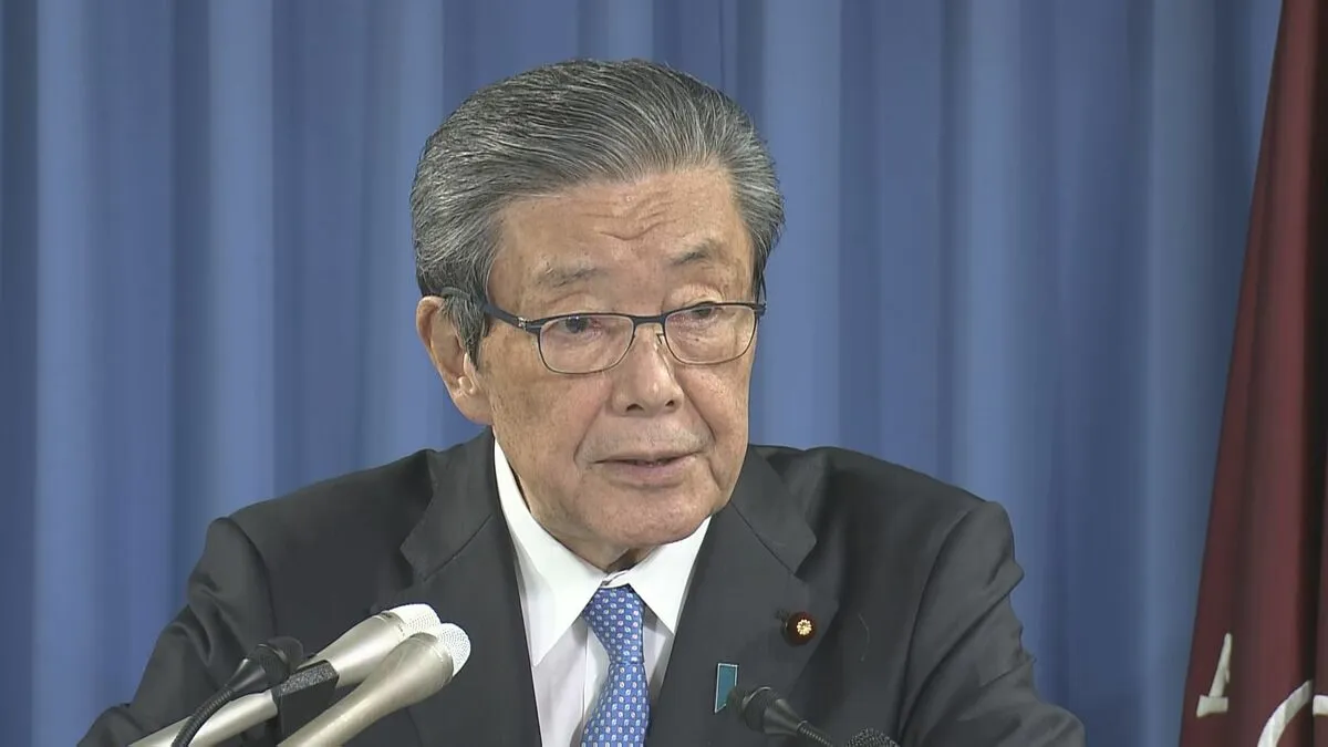 自民・森山幹事長　総裁選前倒し賛成の政務三役をけん制