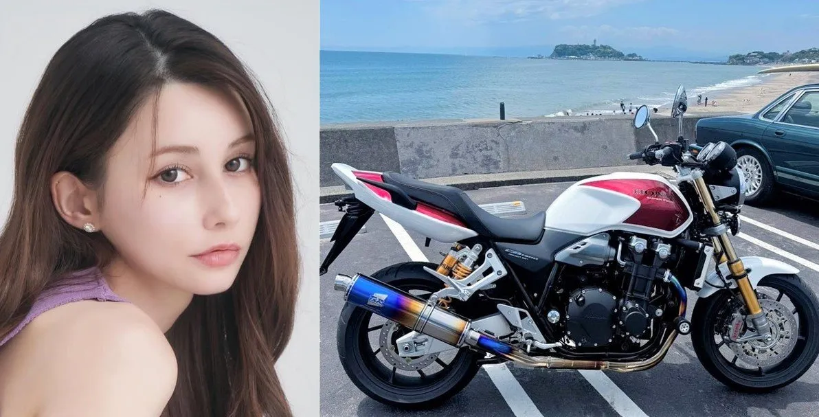 【ダレノガレ明美】　愛車の大型バイク　「カスタムしていきますかー」　「HONDA　CB1300 SUPER FOUR SP Final Edition」
