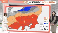 【10月16日 関東の天気】空気乾いてさわやか陽気