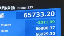 【速報】日経平均、一時2000円以上値下がり　米金利高に警戒感で半導体株安受け　