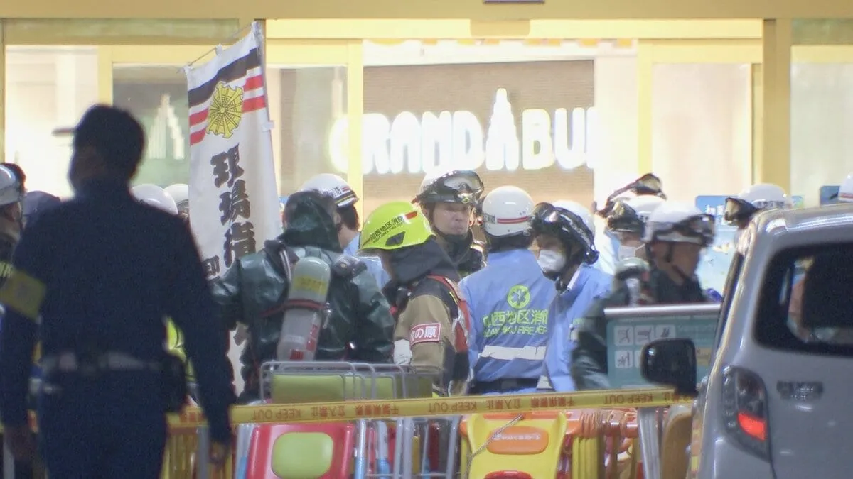 千葉・印西市のイオンで催涙スプレーを噴射し男性2人にけがさせたか アメリカ国籍の男(51)逮捕 44人が目の痛みなどを訴え12人が搬送