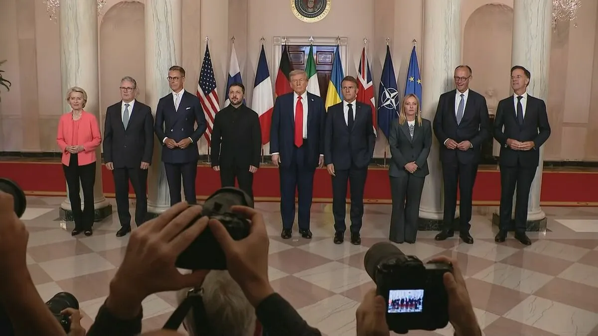 米・ウクライナ・欧州首脳の会談終了 「プーチン氏とゼレンスキー氏の会談を調整」トランプ氏が表明