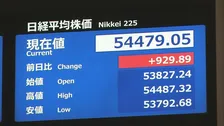 【速報】日経平均 一時900円以上値上がり 初の5万4000円台を突破 選挙意識の“高市トレード”続く