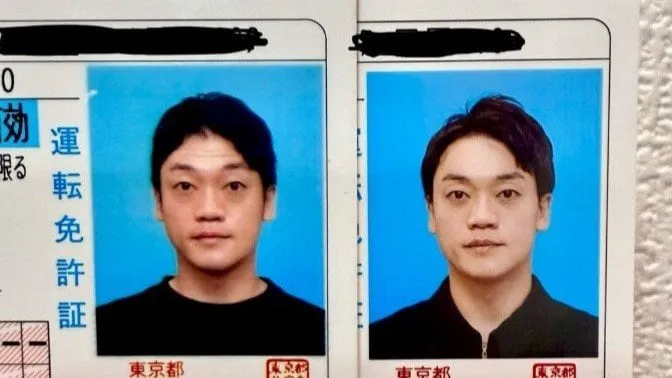 【おばたのお兄さん】「5年で若返り」免許証の写真を比べて「いいよね?」「日頃のスキンケアとかが身を結んでる」