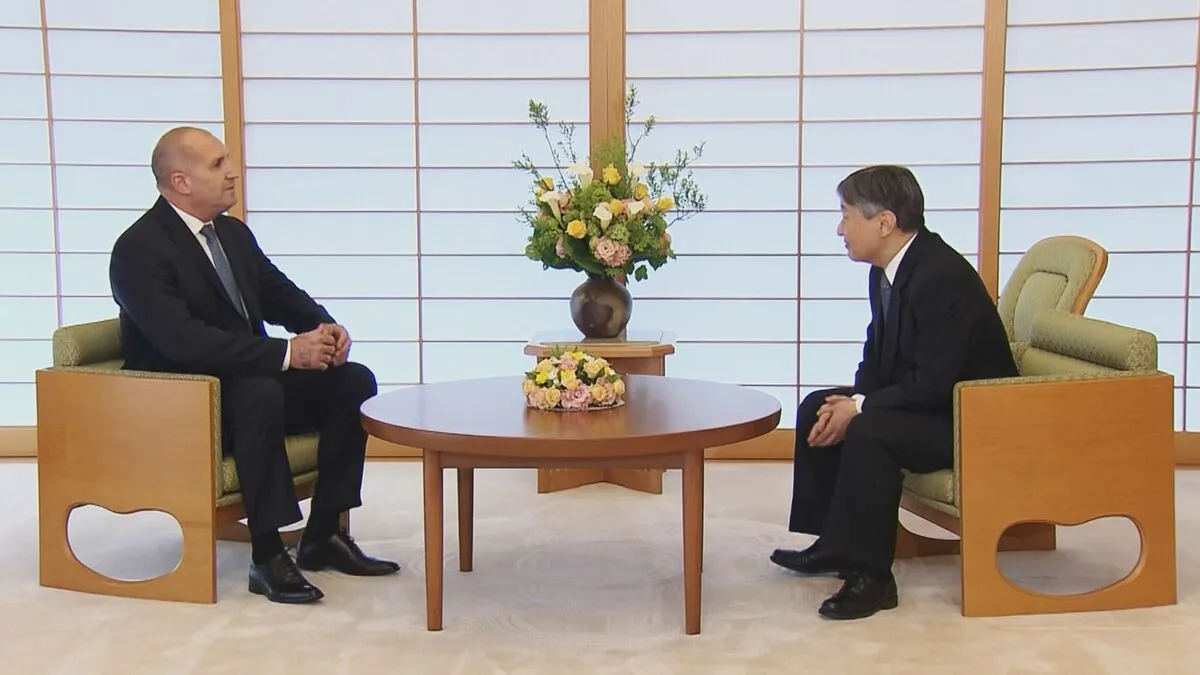 天皇陛下　ブルガリアの大統領とヨーグルト談議　幼少期に種菌からつくったブルガリアのヨーグルトを食べた思い出を紹介