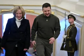 イタリア首相がキーウ初訪問