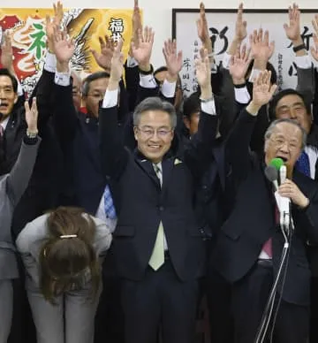 与野党相乗り、杉本氏再選確実