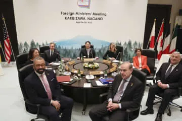 G7外相会合、インドと協力強化