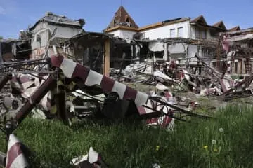 ロシア、ザポロジエで住民避難