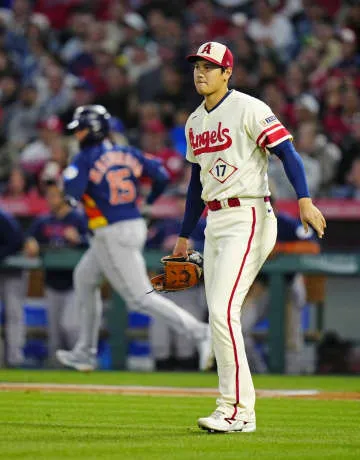 大谷初黒星、7回3失点