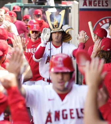 大リーグ大谷8戦ぶり8号2ラン