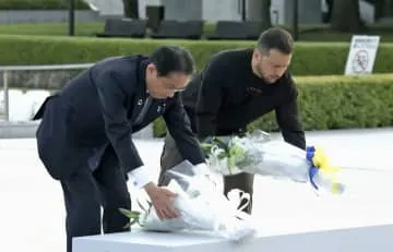 ゼレンスキー氏が原爆資料館訪問