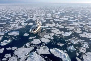 北極海の氷、30年代に消失も