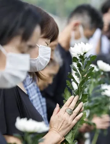 愛媛の豪雨被災地で追悼式