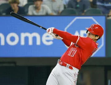 米大リーグ、大谷が42号ソロ