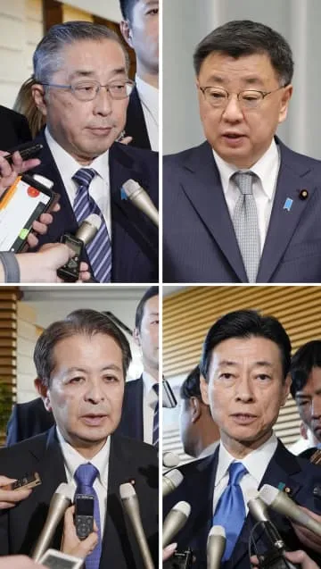 安倍派「5人組」、要職から一掃