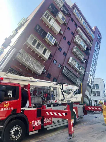 台湾M7級地震、4人死亡