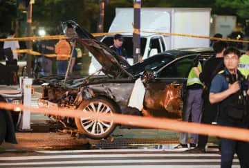 ソウルで交通事故9人死亡