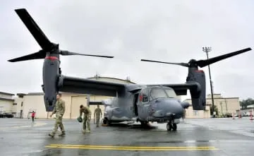 横田基地のオスプレイが飛行再開