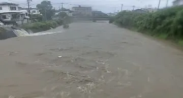 長崎・五島で線状降水帯