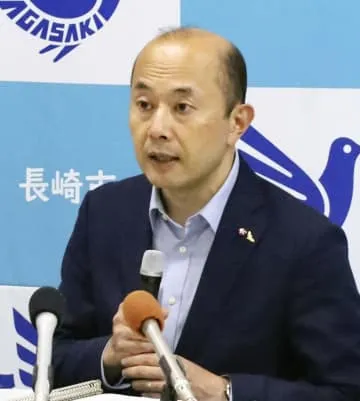 長崎市長、式典で核廃絶訴える