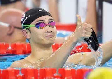 平泳ぎ・花車、予選2組でトップ