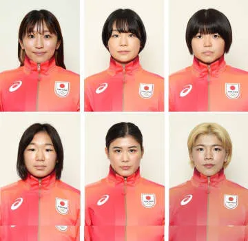 女子レスリング、全6階級制覇を