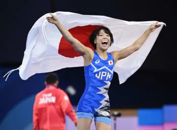 レスリング藤波朱理が「金」