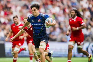 ラグビー、日本がカナダに勝利