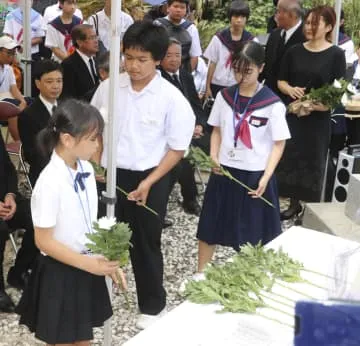 奄美大島で「対馬丸」慰霊祭